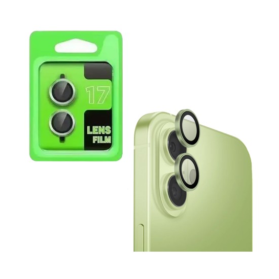 Protetor de Vidro da Câmera Traseira para Apple iPhone 17 Verde Sálvia